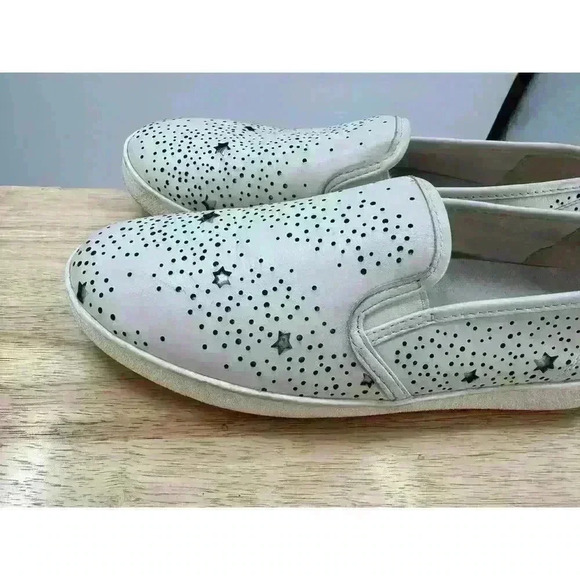 Coach Chalk Celestial Star Leather Slip-on‎ Sneakers Women's Size 11B - Picture 7 of 11